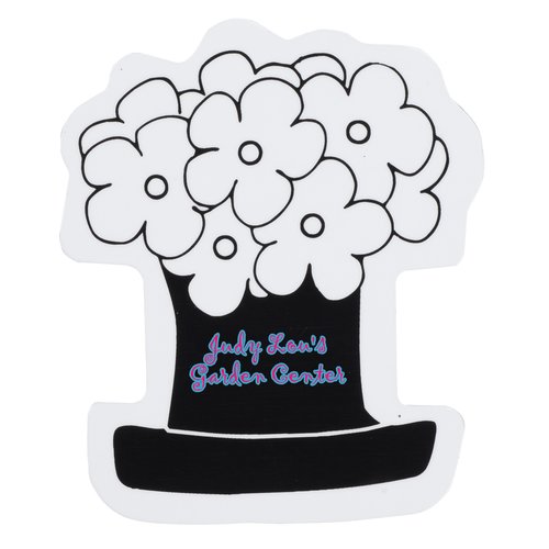 Flat Flexible Magnet - Flower Pot Main Image
