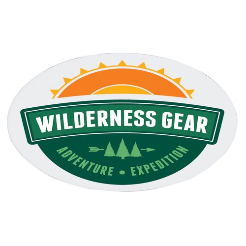 Flat Flexible Magnet - Oval - 3" x 5" Main Image