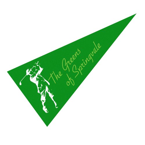 Felt Pennant Magnet - 2 1/2 inches x 4 1/2 inches Main Image