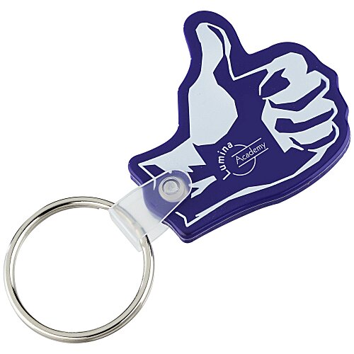 Thumbs Up Soft Keychain - Opaque Main Image