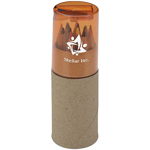 Colored Pencil & Sharpener Set - 24 hr Main Image