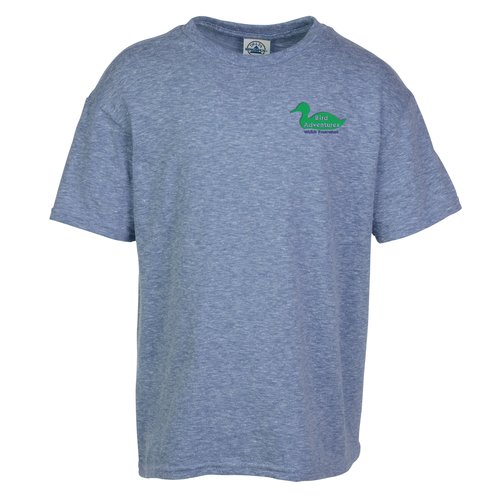 Snow Heather T-Shirt - Youth - Embroidered Main Image