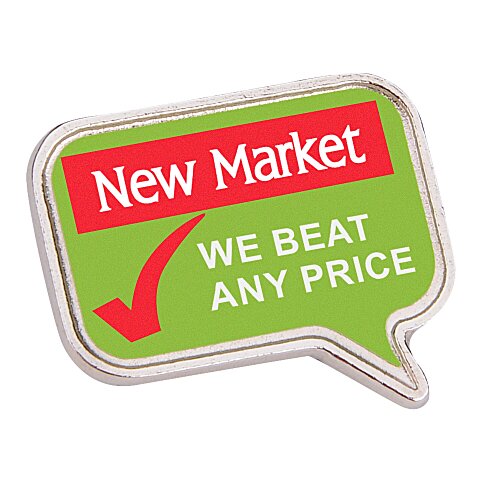 Value Lapel Pin - Message Bubble Main Image