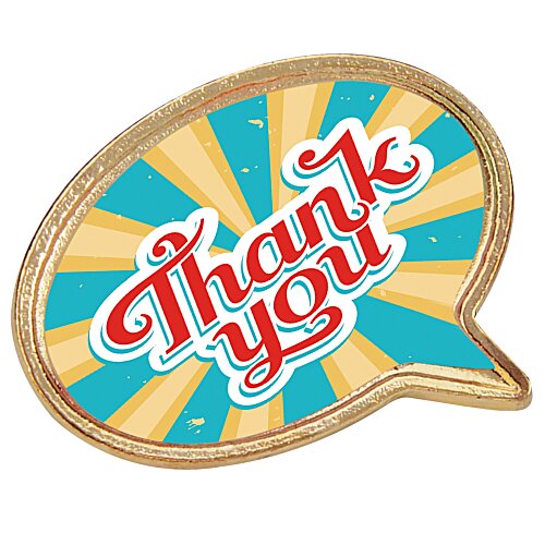 Value Lapel Pin - Speech Bubble Main Image