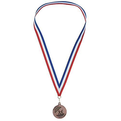 2-inch Econo Medal with Ribbon - Round Main Image