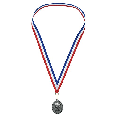 2-inch Econo Medal with Ribbon - Oval Main Image