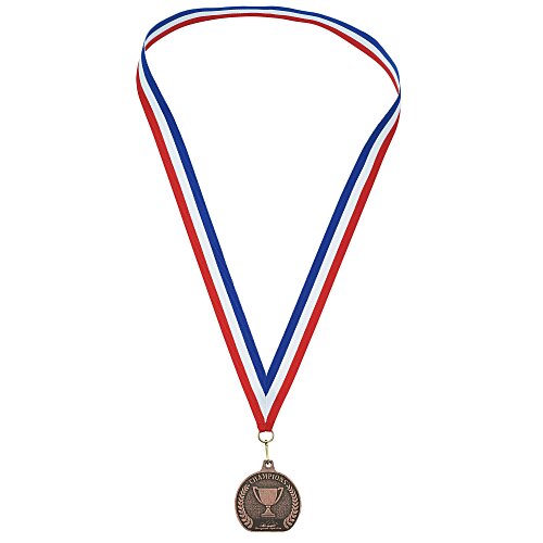 2-inch Econo Medal with Ribbon - Flat Bottom Main Image