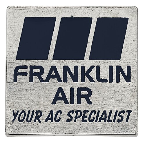 Classic Die Cast Lapel Pin - Square Main Image