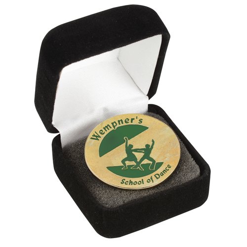 Classic Die Cast Lapel Pin - Round - Gift Box Main Image