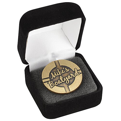 Econo Lapel Pin - Round - Gift Box Main Image