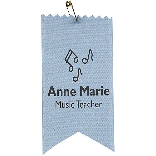 4 inches x 2 inches Dovetail Ribbon - Pin Attachment Main Image