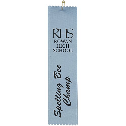 8 inches x 2 inches Pinked Ribbon - Pin Attachment Main Image