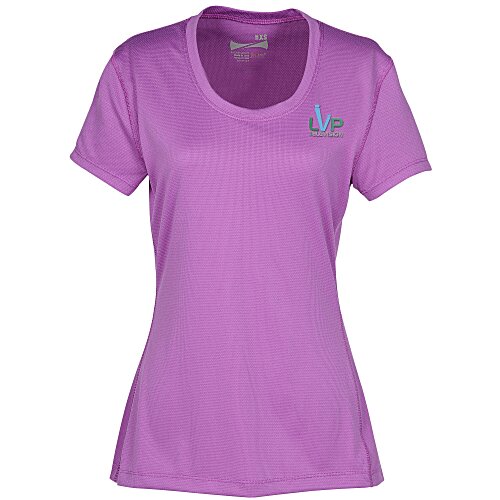 Popcorn Knit Performance Tee - Ladies' - Embroidered Main Image