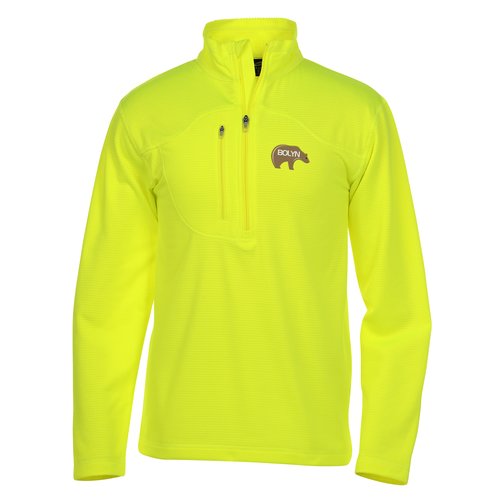 Cool & Dry Box Jacquard 1/4-Zip Microfleece Main Image
