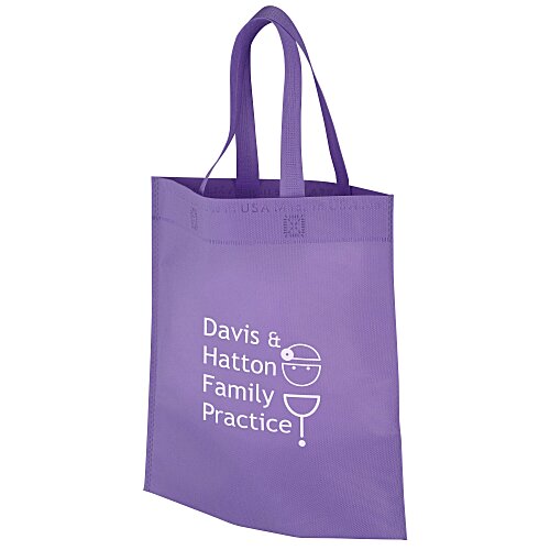 Heat Seal Bottom Gusset Tote - 13 1/2 inches x 12 1/2 inches Main Image