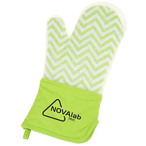 Frosted Silicone Oven Mitt Main Image