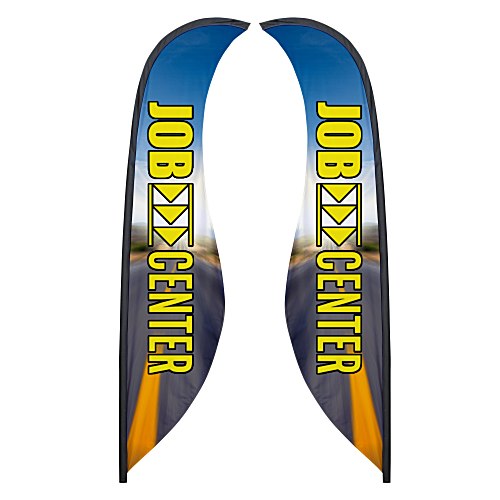 Sabre Sail Sign - 13' - Two Sided - Replacement Graphic Main Image