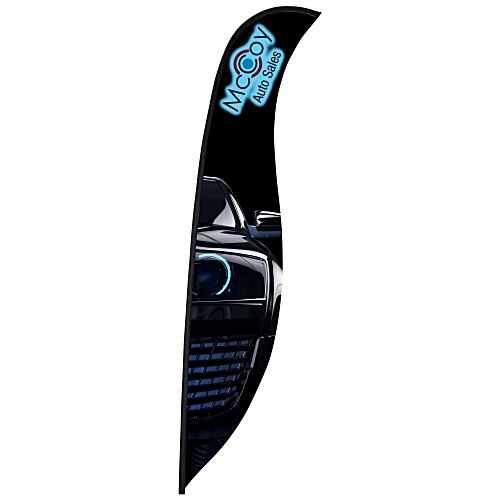 Sabre Sail Sign - 17' - One Sided - Replacement Graphic Main Image