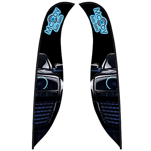 Sabre Sail Sign - 17' - Two Sided - Replacement Graphic Main Image