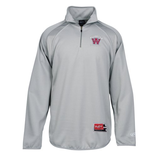 Rawlings 1/4-Zip Flatback Mesh Fleece Pullover Main Image