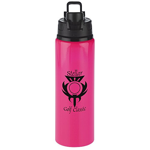 h2go Surge Aluminum Sport Bottle - 28 oz. Neon - 24 hr Main Image