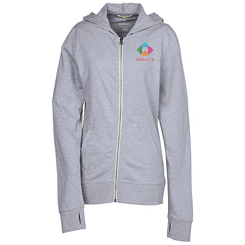 Garner Full-Zip Lightweight Hoodie - Ladies' - Full Color Main Image