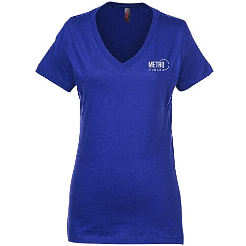 Perfect Weight V-Neck Tee - Ladies' Main Image