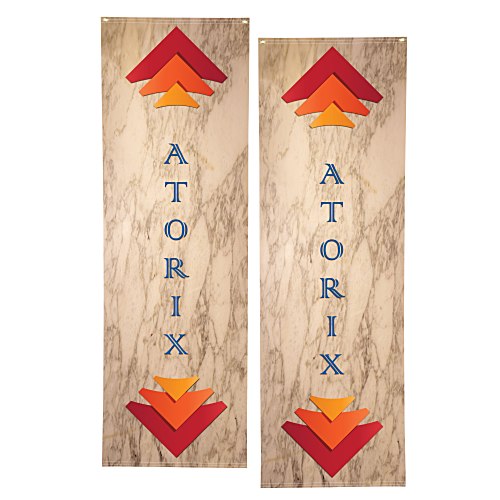 Curved Cantilever Banner Stand - Replacement Graphic Main Image