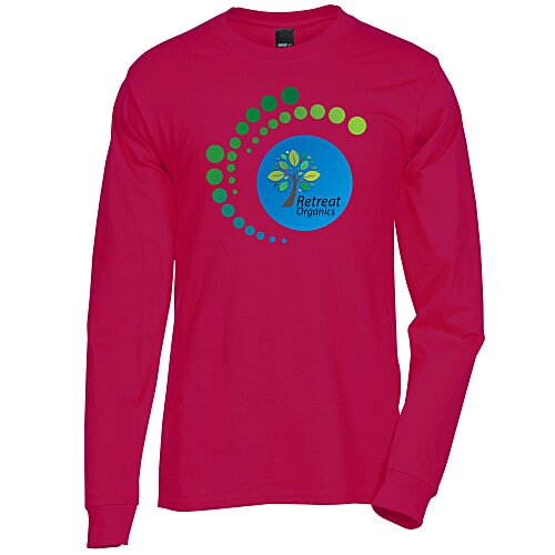 Hanes Beefy-T LS - Full Color - Colors Main Image