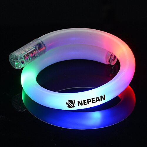Flashing LED Tube Bracelet - Multicolor Main Image