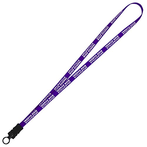 Smooth Nylon Lanyard - 1/2 inch - 34 inches - Snap Buckle Release - 24 hr Main Image