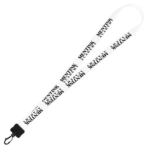 Smooth Nylon Lanyard - 3/4" - 32" - Plastic Swivel Snap Hook - 24 hr Main Image