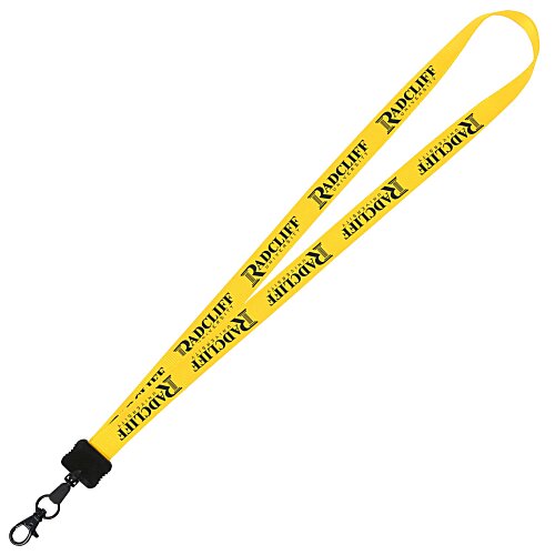Smooth Nylon Lanyard - 3/4" - 34" - Metal Lobster Claw - 24 hr Main Image