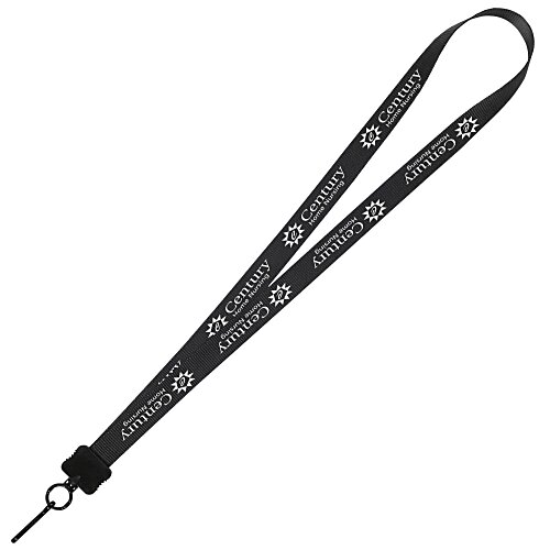 Smooth Nylon Lanyard - 3/4" - 36" - Metal Swivel Snap Hook - 24 hr Main Image