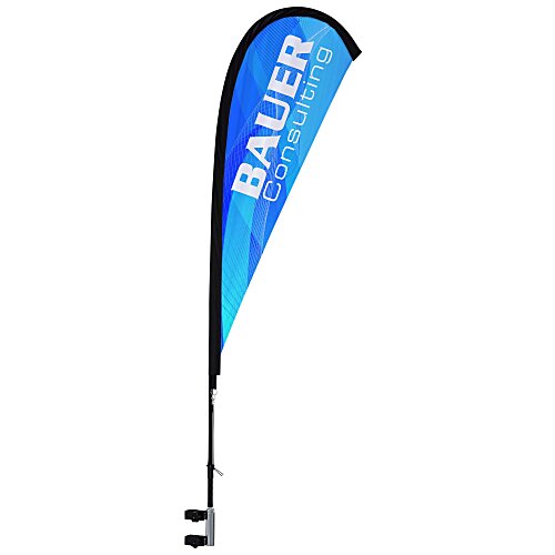 Standard 10' Event Tent - Sail Sign Banner - One Sided Main Image