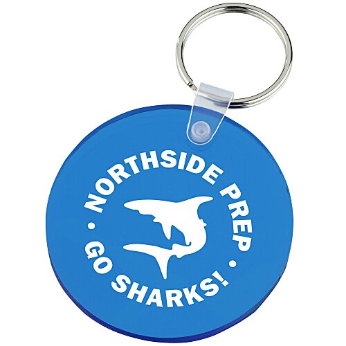 Round Soft Keychain - Translucent Main Image