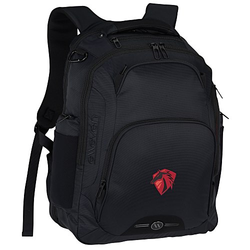 elleven Rutter Checkpoint-Friendly Laptop Backpack - Embroidered Main Image