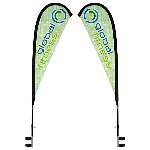 Deluxe 10' Event Tent - Sail Sign Banner Kit - Two Sided Main Image