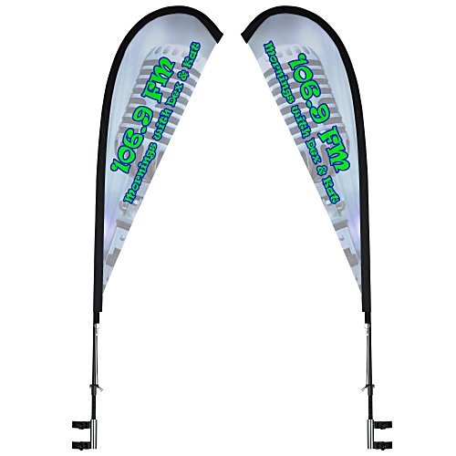 Premium 10' x 15' Event Tent - Sail Sign Banner - Two Sided Main Image
