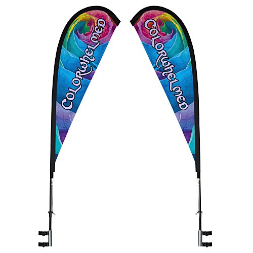 Premium 10' x 20' Event Tent - Sail Sign Banner - Two Sided Main Image