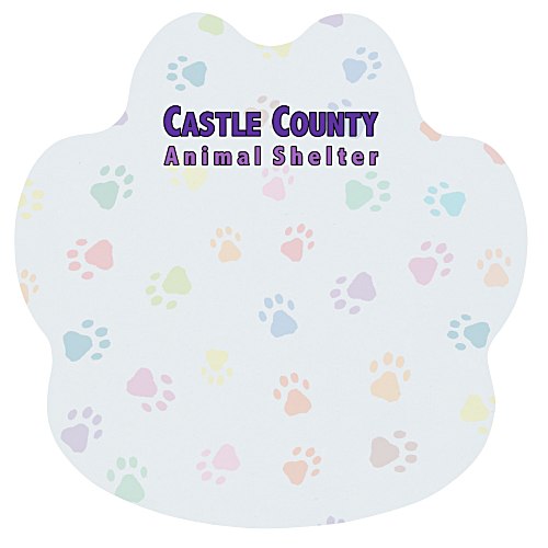 Souvenir Sticky Note - House - Paw - 50 Sheet Main Image