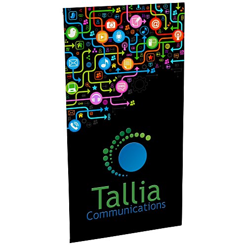 Lightning Mini Tabletop Banner Stand Main Image