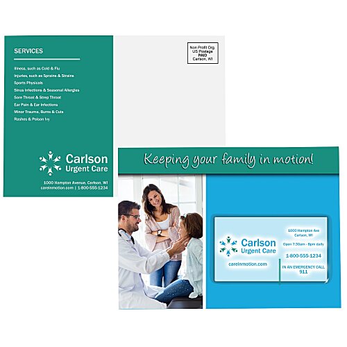 SuperSeal Postcard with BC Magnet - 4-1/8" x 5-5/8" Main Image