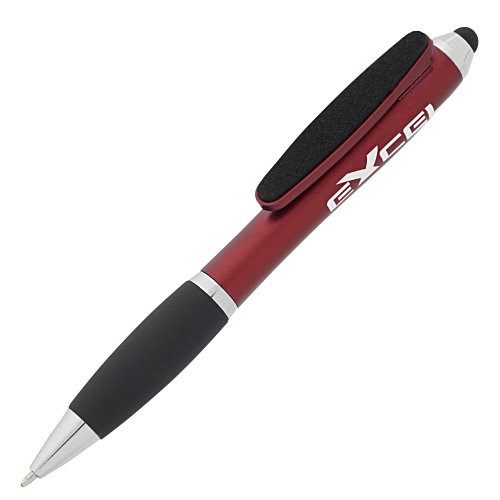 Curvy Stylus Twist Pen with Screen Cleaner Main Image