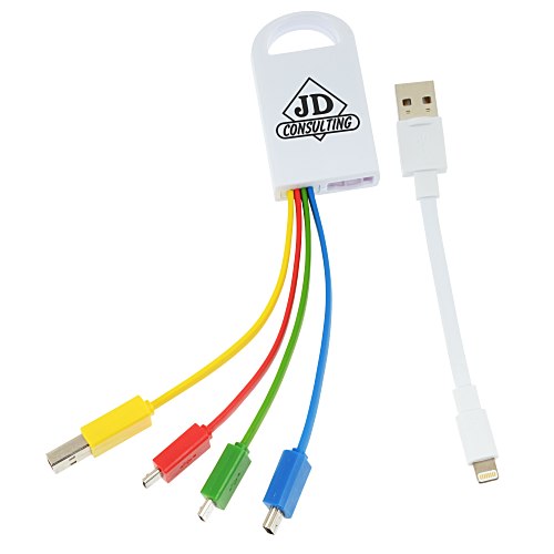 4-in-1 Charging Cable - Multicolor Main Image