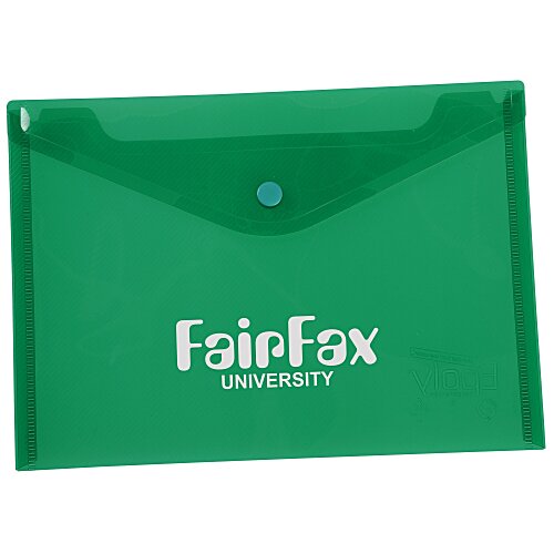 Document Envelope with Snap Closure - Translucent - 7" x 9-3/4" Main Image