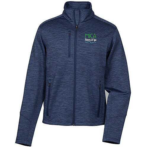 Digital Stripe Fleece Jacket - Men's Main Image