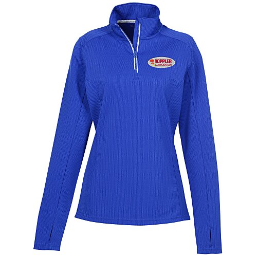 Textured 1/4-Zip Performance Pullover - Ladies' Main Image