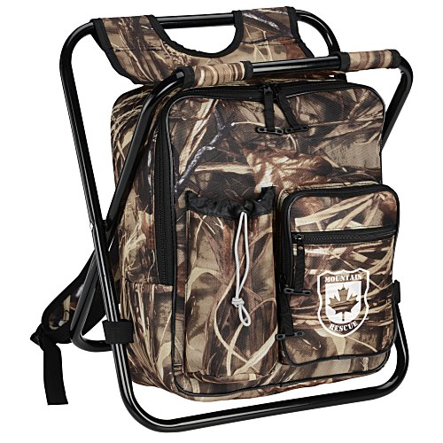 Chillin' 24-Can Cooler Bag Stool - Camo Main Image