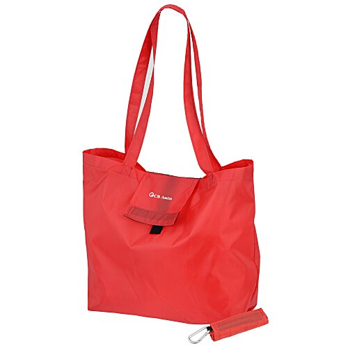 Foldable Hook and Loop Closure Tote Main Image
